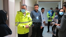 بازدید مدیر حوادث و فوریتهای پزشکی دانشگاه علوم پزشکی شیراز از بیمارستان استهبان