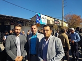 حضور رییس و کارکنان بیمارستان استهبان در راهپیمایی محکومیت حادثه تروریستی کرمان