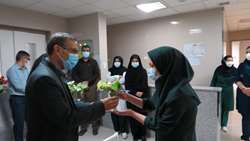 قدردانی از پزشکان بیمارستان امام خمینی(ره) استهبان به مناسبت روز پزشک