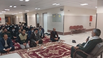 بمناسبت هفته بسیج؛ مراسم زیارت عاشورا و نشست بصیرتی در ببمارستان استهبان برگزار شد