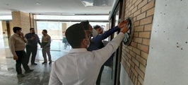 مسابقات دارت به مناسبت هفته بسیج در بیمارستان استهبان برگزار شد