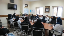 مراسم تکریم و معارفه چهار مسئول بخش و واحد در بیمارستان استهبان برگزار شد