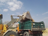 بهسازی رمپ زیر زمین و محوطه بیمارستان امام خمینی استهبان