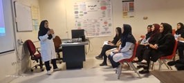 کلاس آموزشی اصول استاندارد کنترل عفونت در بیمارستان استهبان برگزار شد