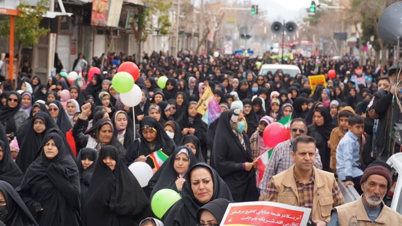  راهپیمایی یوم الله ۲۲ بهمن در استهبان