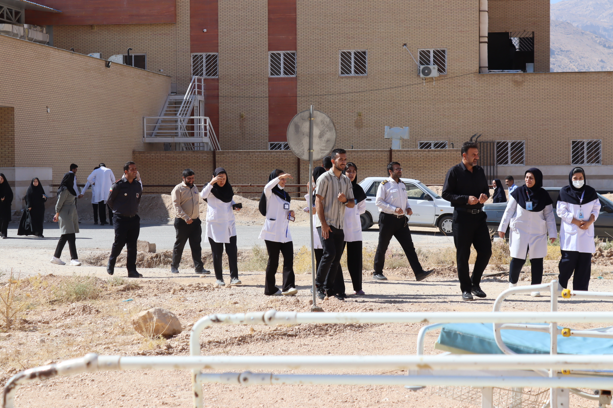 مانور واکنش در شرایط اضطراری در بیمارستان استهبان